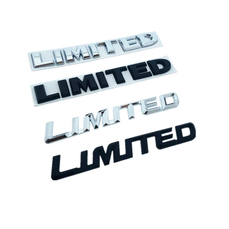 

CDIY 3D ABS Metal LIMITED Car Sticker Emblem Badge For Jeep BMW Ford Volvo Nissan Mazda Audi Honda car Lada Kia Chevrolet DS