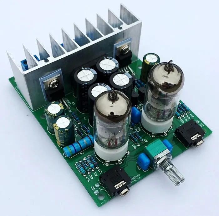 Готовый трубчатый усилитель HIFI 6J1 фотоусилитель мощности LM1875T 30 Вт| |