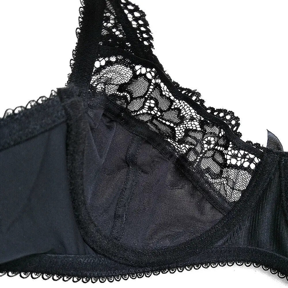 Hot Selling Sexy Lace Bras For Women Sexy Lingerie Embroidery Bralette Wire Bone A B C D E F G 75 80 85 90 95 100 105 sexy bra panty set