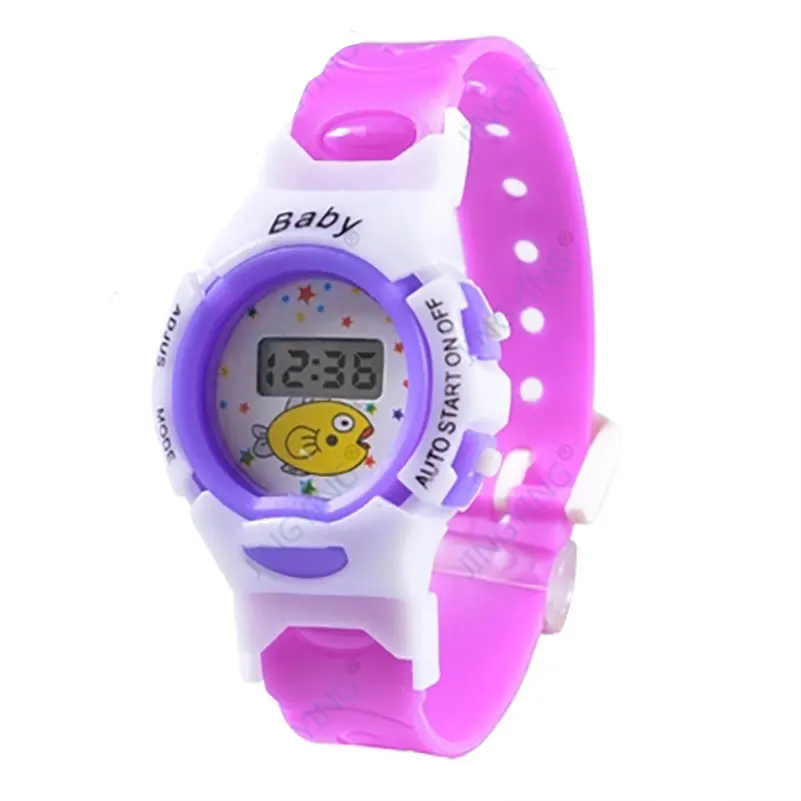 Children Watch Boy Girl Baby Toy Electronic Watch Kid Cute Cartoon