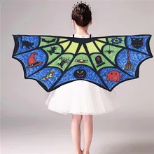 1 шт. Хэллоуин крылья Ангела платье костюм творческий дети ребенок DIY летучая мышь накидка крылья косплей подарок#0911