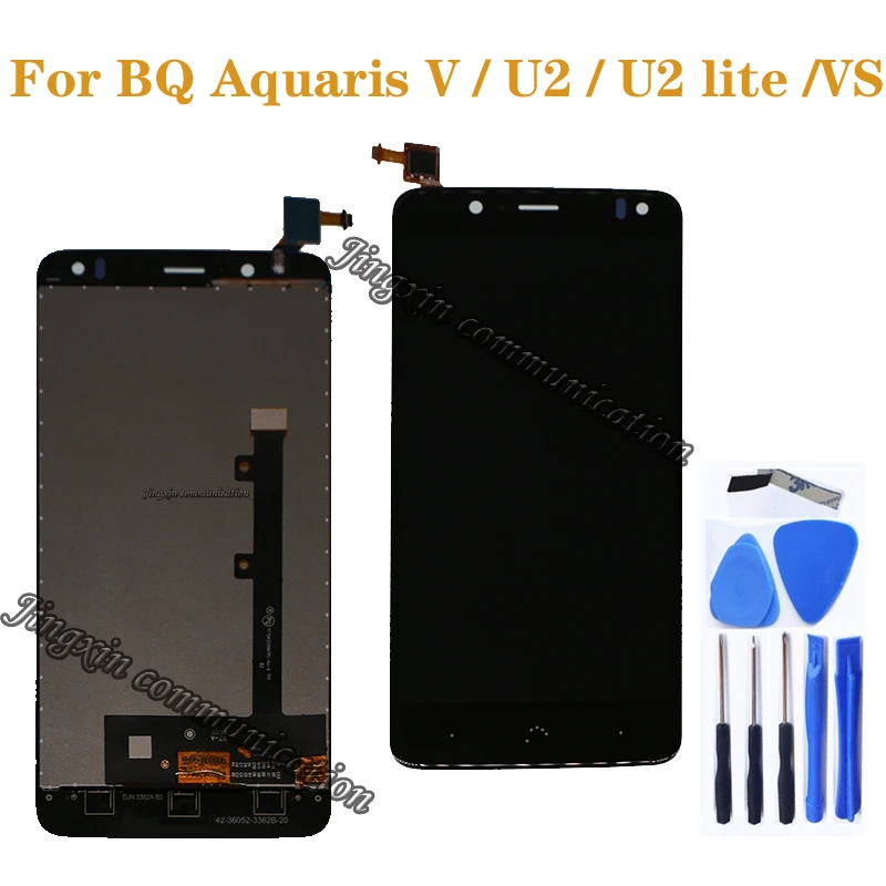 

for BQ Aquaris V VS display with touch screen digitizer for BQ Aquaris U2 U2 Lite LCD repair parts 5.2" screen free shipping