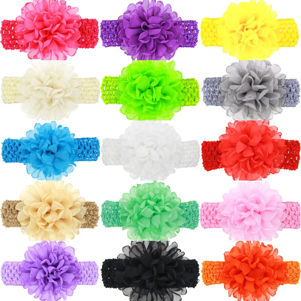 Gran oferta Diadema MAYA STEPAN para niños, banda para la cabeza cabello flor, tocado de gasa, cinta para el pelo para bebé recién nacido, diadema ZJmagNQ3