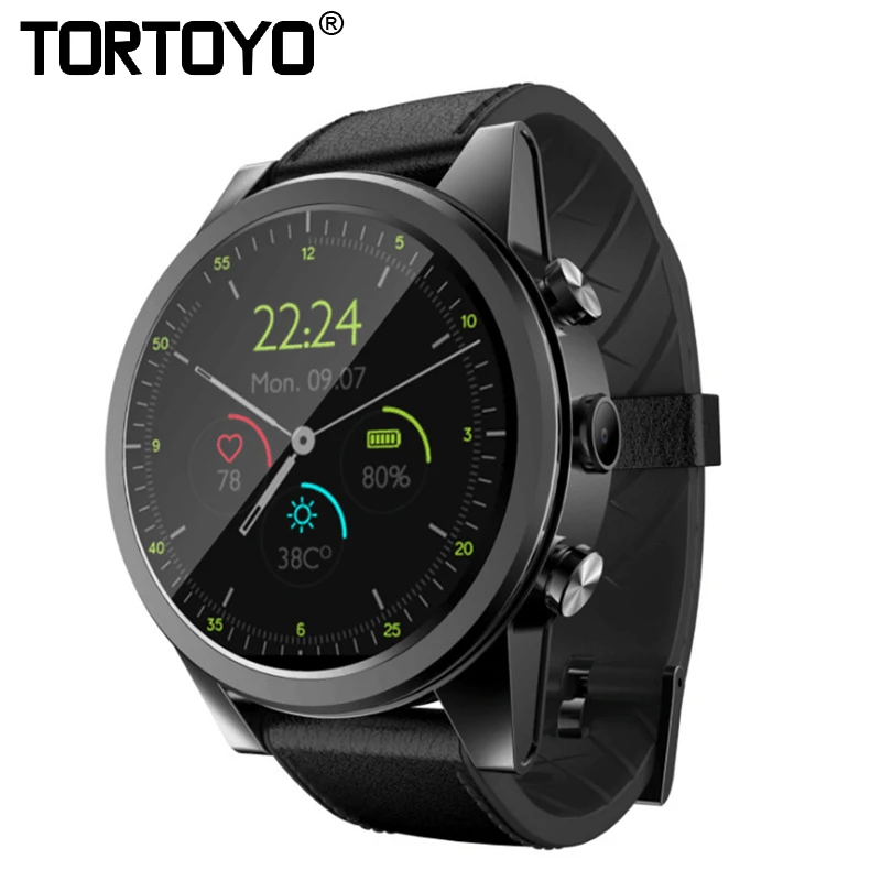 TORTOYO X360 Android Смарт часы 1 шт. + 16 Гб/3 ГБ 32 Гб 6 &quotкруглые Wi Fi GPS сим карта 4G телефон