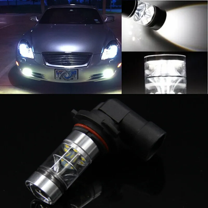 

2 шт. для BMW 5 серии (E60) 2003-9006 HB4 525i 530i M5 E63 E64 6000K белые светодиодные противотуманные фары Canbus без ошибок для Вождения ходовой фары