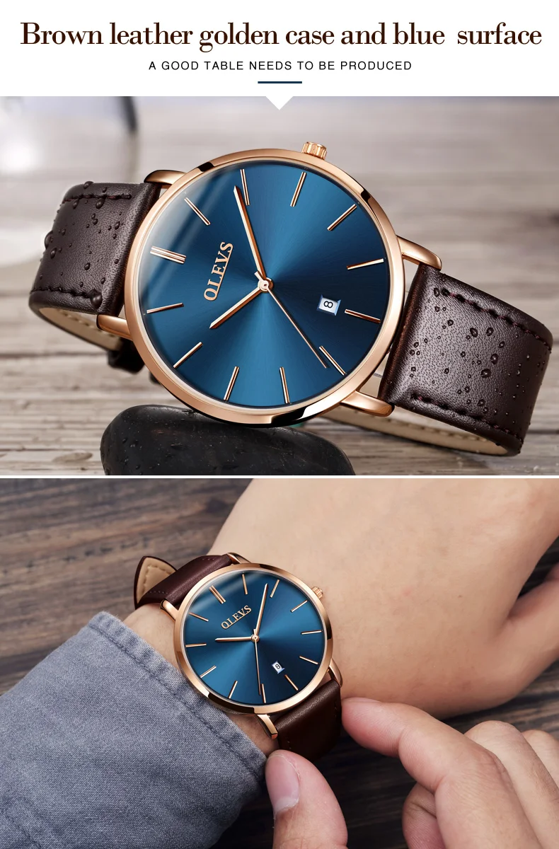 OLEVS модные спортивные мужские часы Топ бренд класса люкс кварцевые часы Reloj Hombre кварцевые часы мужские часы Relogio Masculino