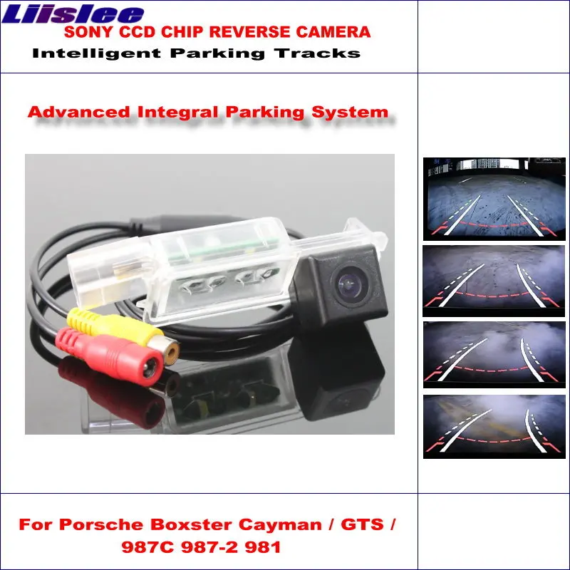 

Liislee Backup Rear Reverse Camera For Porsche Boxster Cayman GTS 987C 987-2 981 HD 860 * 576 Intelligent Parking Tracks
