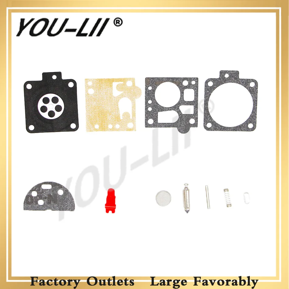 

YOULII Carburetor Repair Kit Gasket For STIHL MS380 MS381 038 Carb OME 066 06 BING Chainsaw Spare Parts