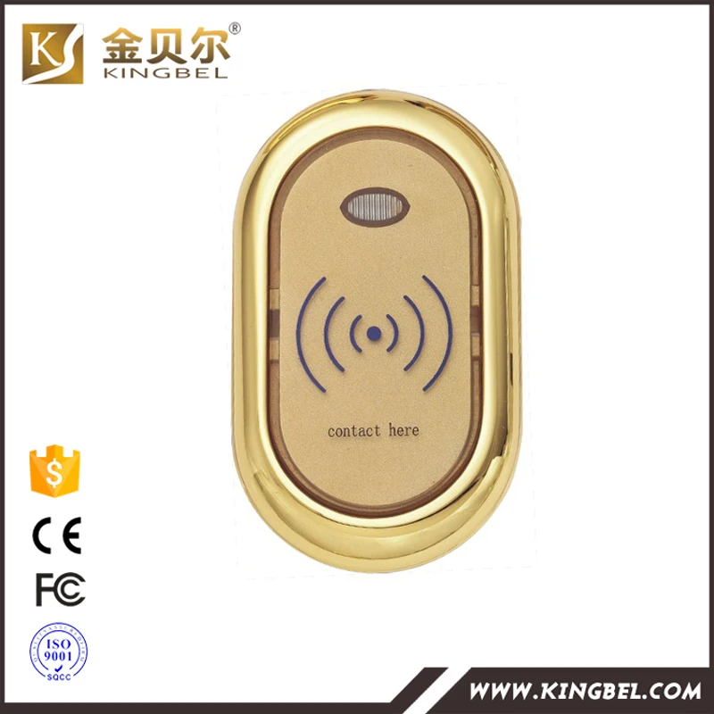 RFID card key handle lock Metal electric door lockin Locks from Home