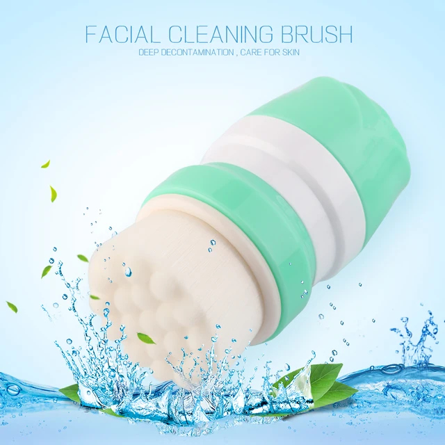 MAANG Face Wash Brushes Soft Facial Cleaner Design Health Beauty Silica Gel Cleaning Your Nose Effectively Be Fixed On The Shelf 3