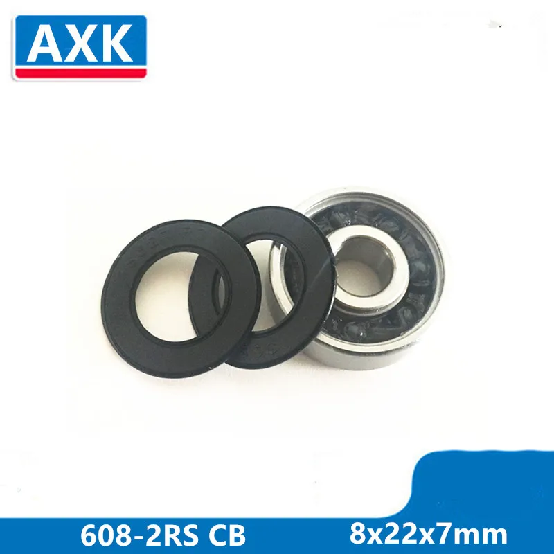 Axk 1 шт. 608-2rs 608 S608 2rs S608-2rs Гибридный керамический глубокий шаровой подшипник 8x22x7 мм
