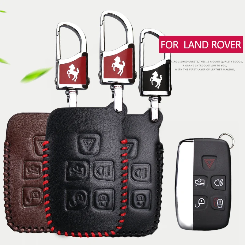 Мужской чехол для ключей из натуральной кожи Land Rover Discovery 2 3 4 Freelander 1 Defender Range X9