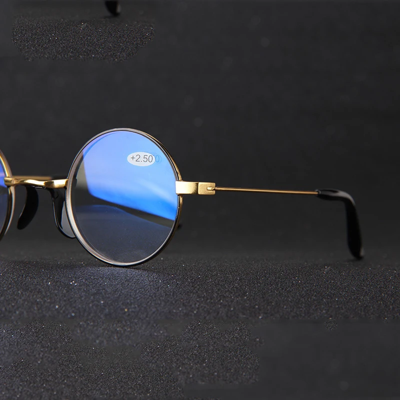 Iboode, очки для чтения, Ретро стиль, круглая оправа, для женщин и мужчин, анти-синяя компьютерная оптическая дальнозоркость, очки Oculos, прозрачные линзы, очки