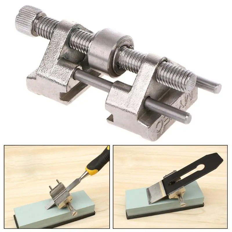 

Stainless Steel Side Clamping Fixed Angle Honing Guide For Wood Chisel Planer Blade Sharpening Sharpener Tool