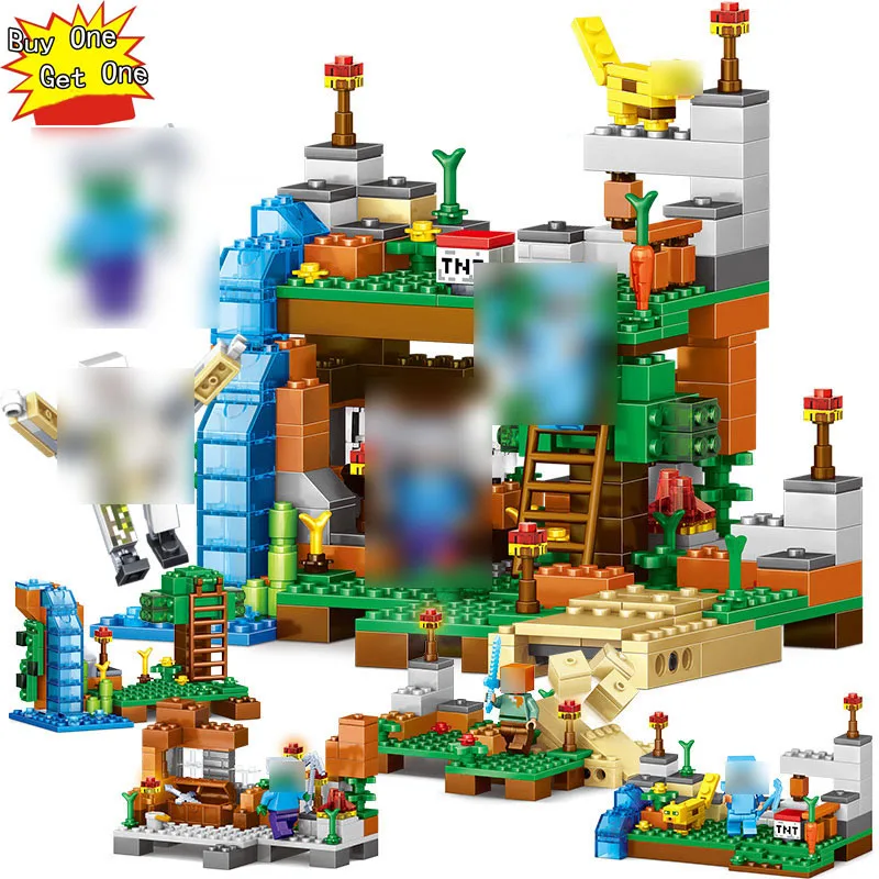 

My World 378pcs Sending Dragons Models Figures Building Blocks Set Compatible Lepinn legoing Educational Children Toys Gift
