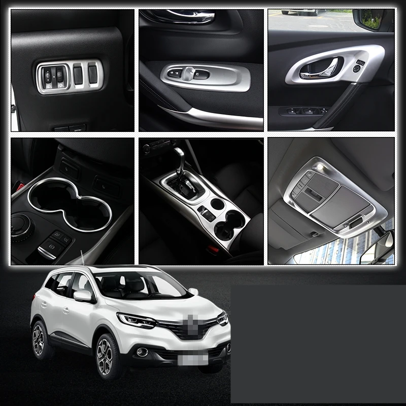Для Renault Kadjar 2015 2018 Автомобильный интерьер специальная нашивка во время