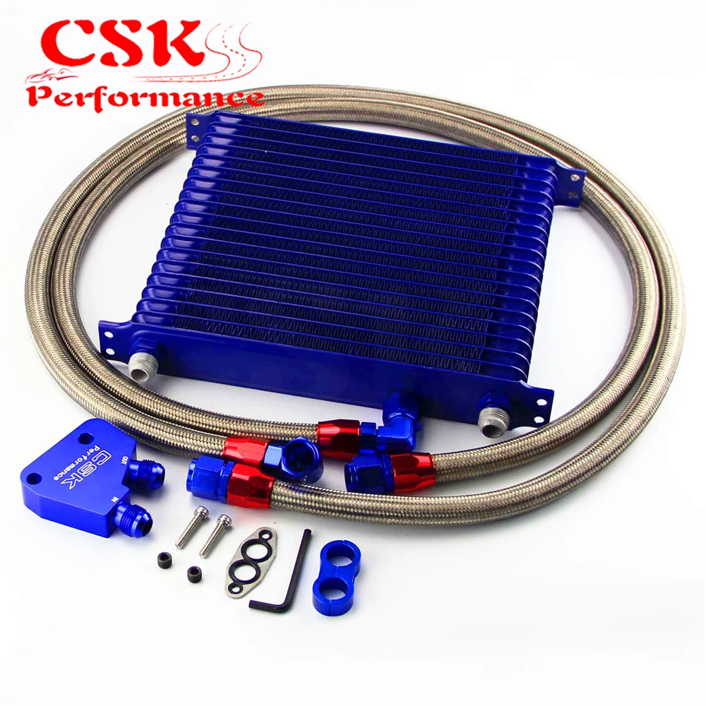 Масляный радиатор для LS1 LS2 LS3 LSX черный/синий 10 6x12x2 дюйма|oil cooler|sandwich plateplate oil cooler |
