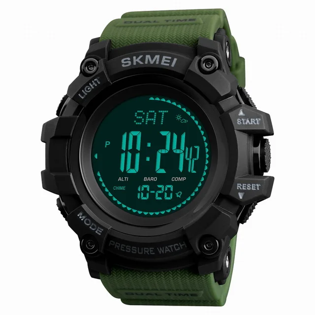 SKMEI Mens Sports Watches Brand Outdoor Digital Watch Hours Altimeter