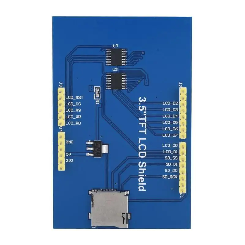 Сенсорный экран ЖК-дисплей модуль 28 контактов для Arduino и Mega 2560 платы DC 2,8-3,3 V ILI9486 ILI9488L