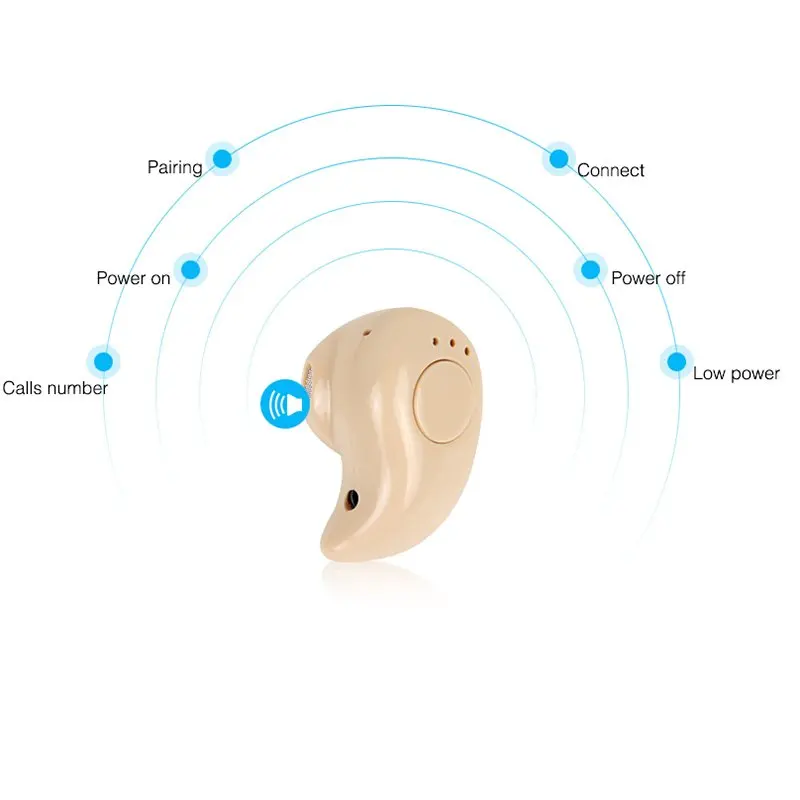 Мини Bluetooth наушники для LG Q8 Q7 Q6 G7 ThinQ G6 G5 G4 G3 G2 K4 K7 K8 K10 2017 2018 X Мощность 2 V30