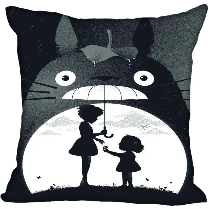 Индивидуальный квадратный Чехол на подушку My Neighbor Totoro индивидуальный чехол