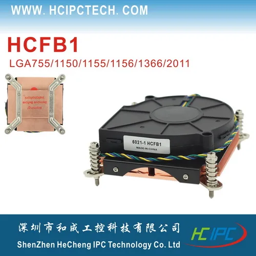 Медный кулер для процессора LGA2011/1155/1150/1156 сервера охлаждающий вентилятор и