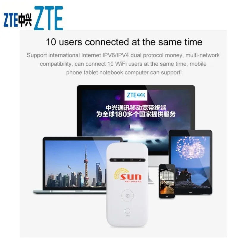 Zte MF65 MF65M 21,6 M wifi маршрутизатор HSPA/GSM 3g Мобильная точка доступа разблокирована