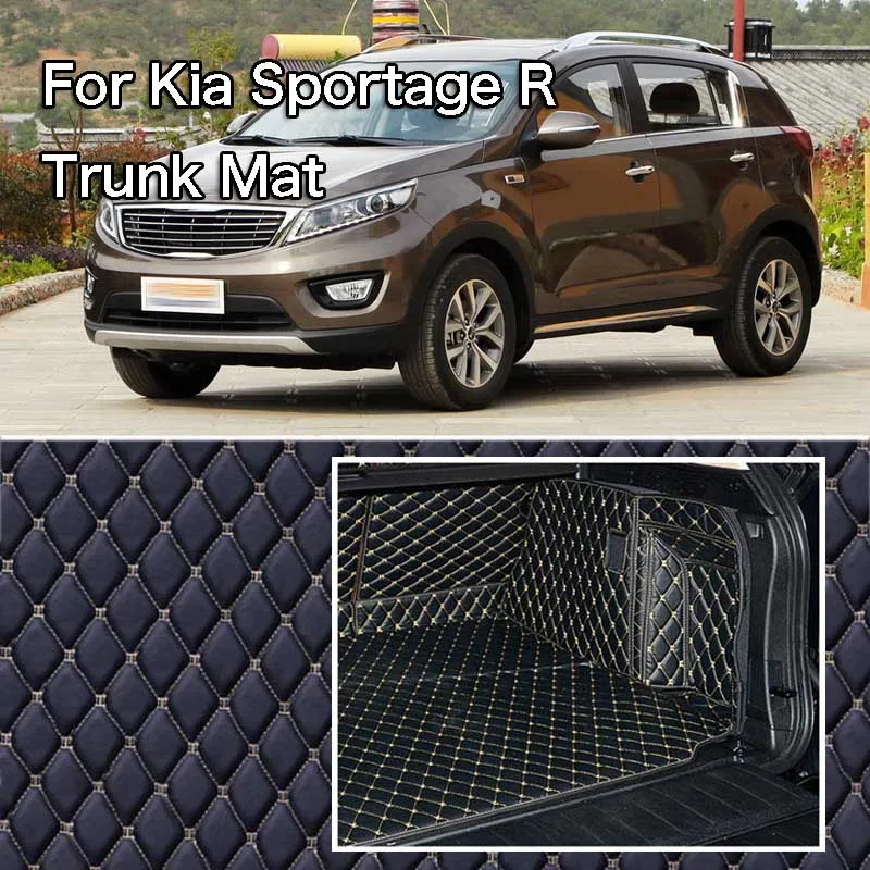 Brand New High Quality Black PU Leather Rear Trunk Cargo Liner