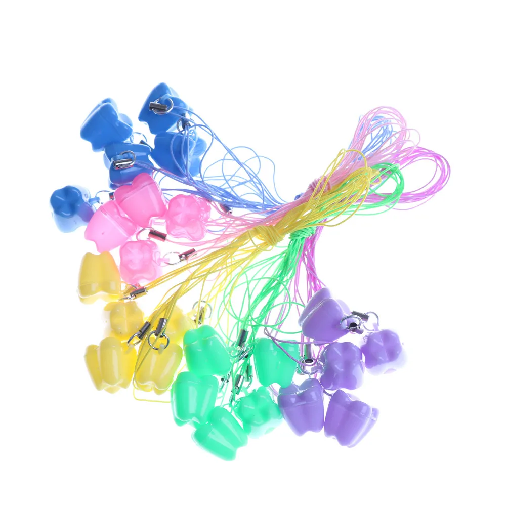 

10Pcs Plastic Baby Teeth Storage Box Save Milk Teeth Collecting Teeth Organizer Mini Tooth Box Cute Childen Souvenir