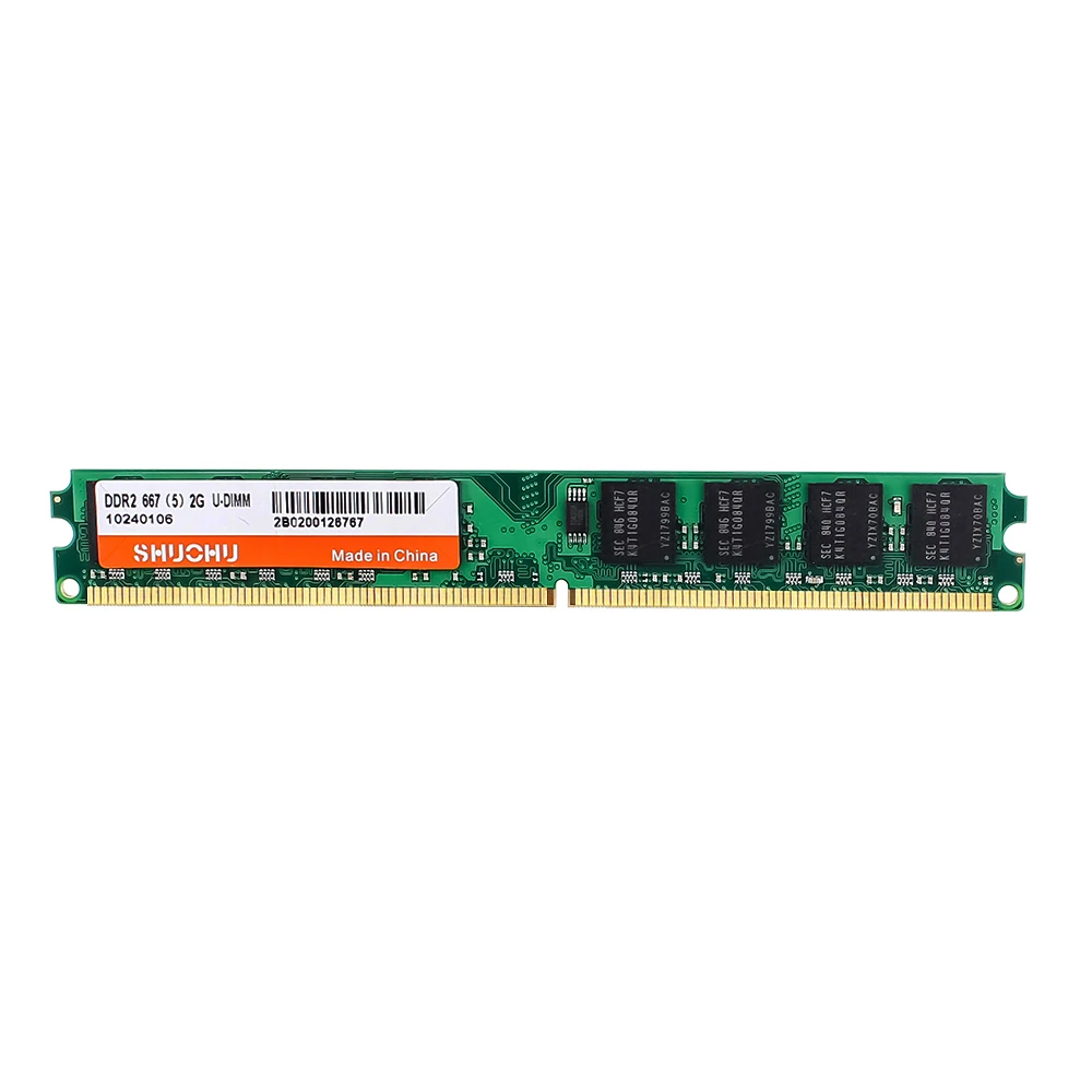  SHUOHU RAM DDR2 2GB 4GB 800 MHZ 667MHZ RAM 4GB=2pcs*2G 1.8V 240pin PC2-6400U 5300U CL5 for intel de