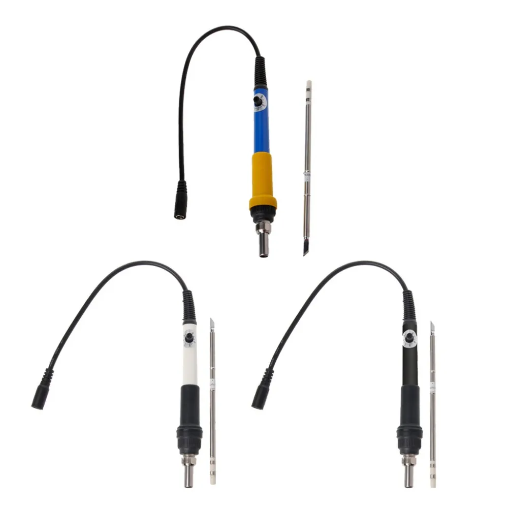 T12 DC 12 24V 75W мини Электрический паяльник Регулируемая температура +