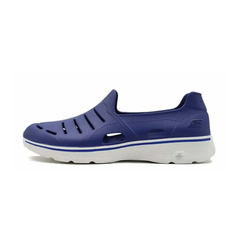 skechers slippers blue