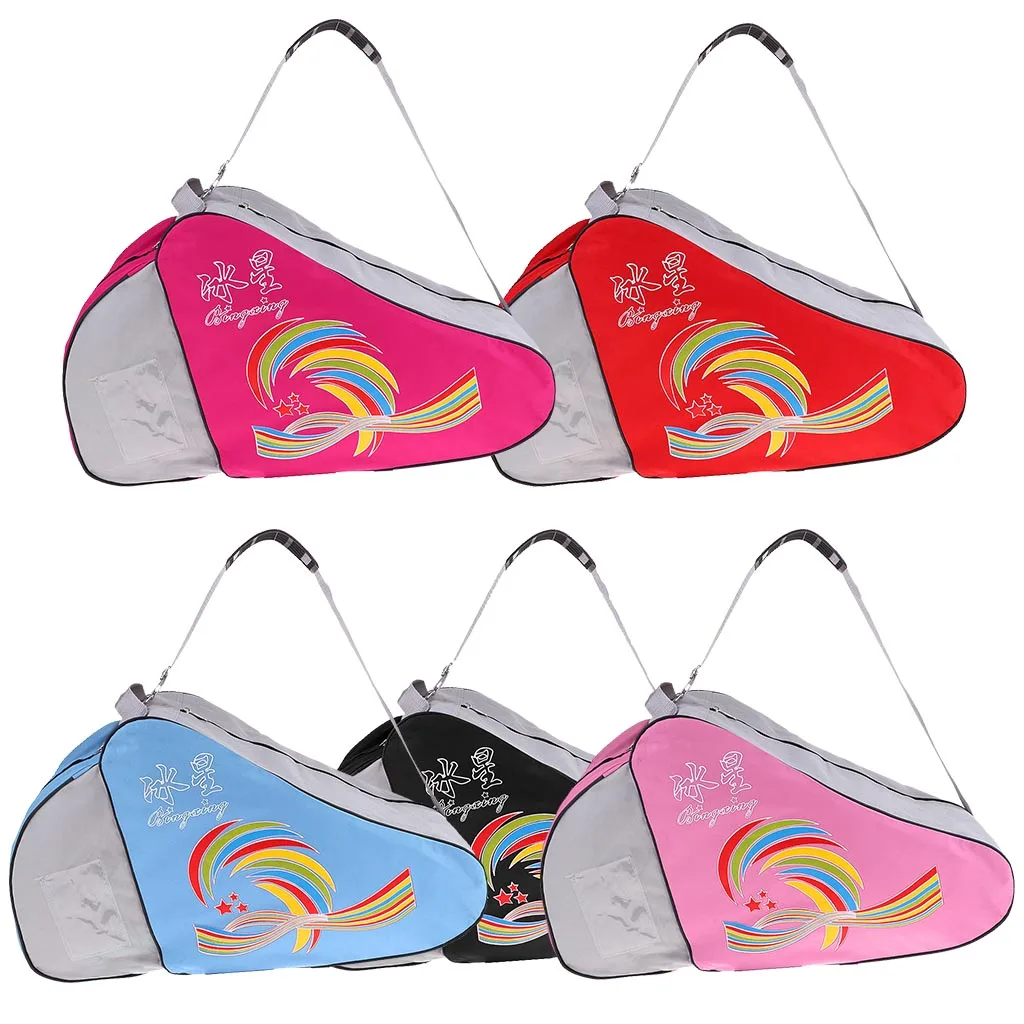 

Waterproof Roller Skating Storage Bag for Inline Roller Boots Shoes Skates Protective Gears Adjustable Compartment Design Case
