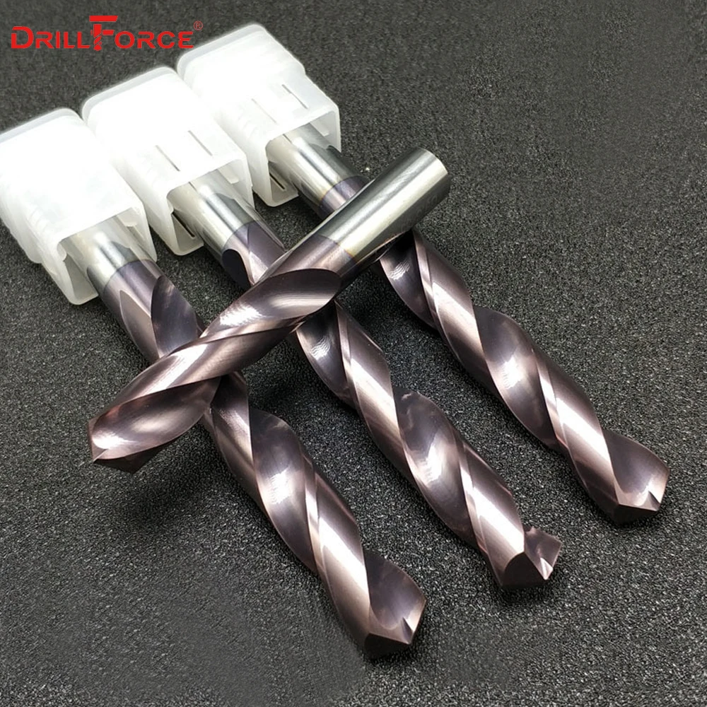 Drillforce 1PC Dia. Твердосплавные сверла HRC65 1 0 9 мм сверло для закаленного сплава