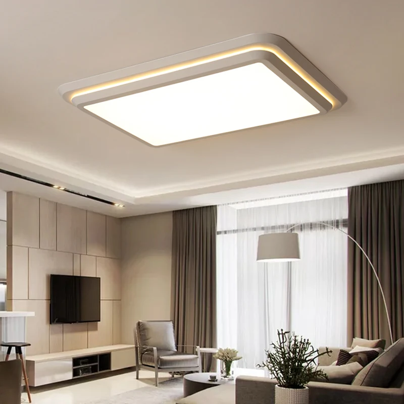 

Ultra-thin Square/Round Ceiling Chandelier Lighting Modern LED Chandelier For Living Room lustre luminaria Free shipping