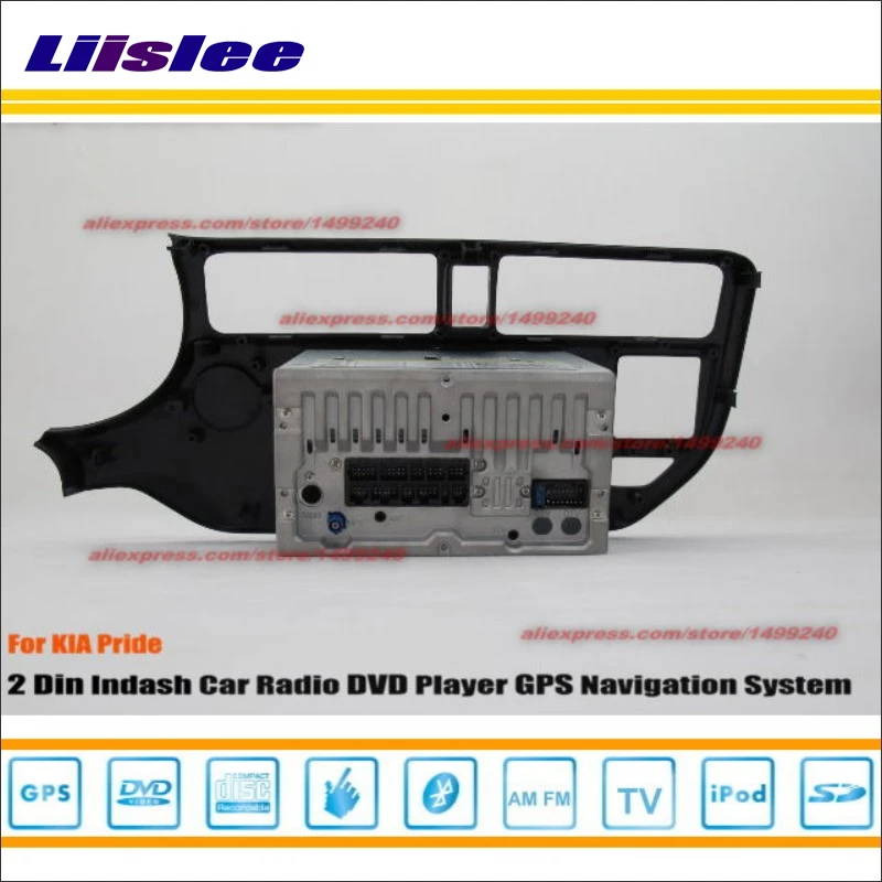 Sale Liislee For KIA Pride Right Hand Drive RHD 2012~2015 Car Radio reo CD DVD Player GPS NAVI Audio Video Nav Navi Navigation System 3