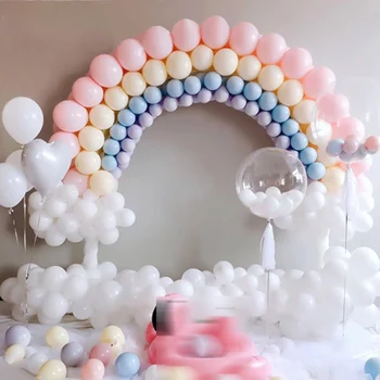 

Mix Color Macaron Latex Balloons Wedding Birthday Party Baby Decor Baby Shower Girl 2.2g 40pcs Pink Mint Rose Air Helium Latex