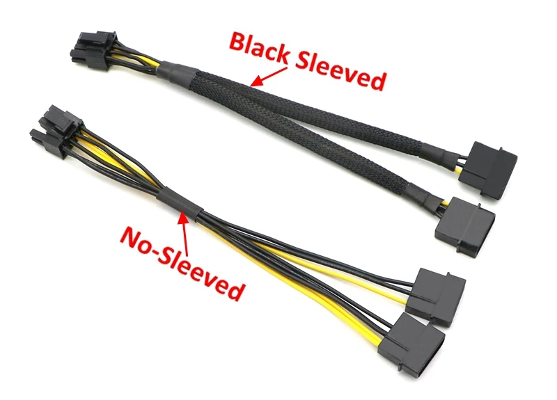 Dual Molex to PCI-E 6+2Pin (4)