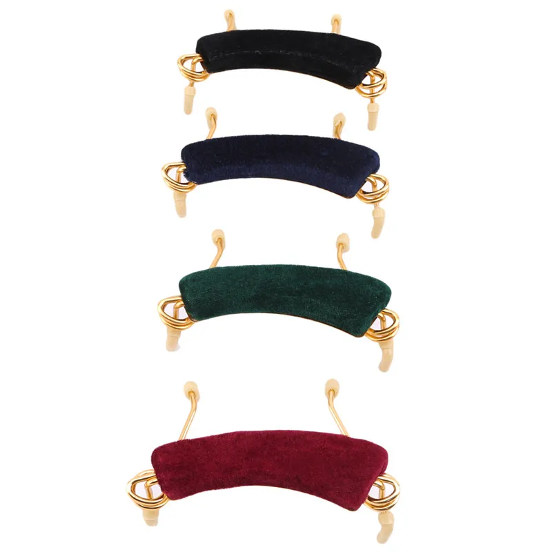 

Multiclcor Gold Velvet Professional Soft Violin Shoulder Rest Pad Violin Spring Shoulder Musical Violin Instrument Tool
