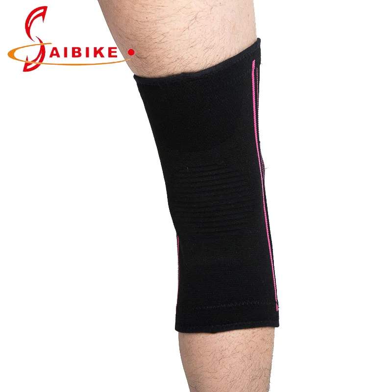 SAIBIKE пот дышащий тёплый баскетбольная Защитная наколенник кинезиологическая лейкопластырная повязка тренировочная эластичная поддержка колена защита колена