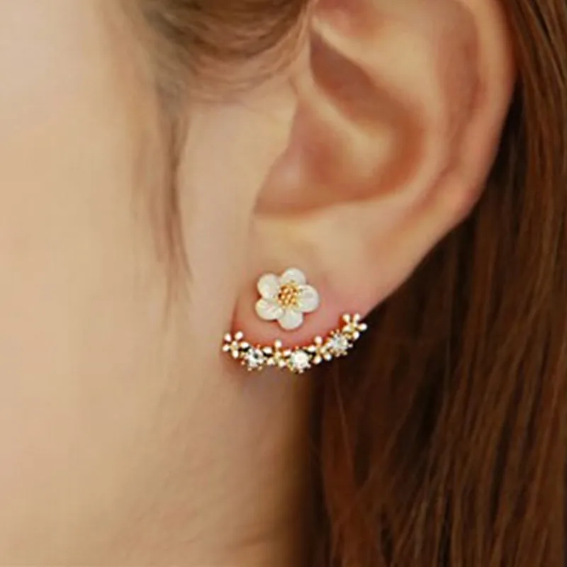 Женские серьги гвоздики в виде цветков вишни|earrings bulk|earring treeflower punch |