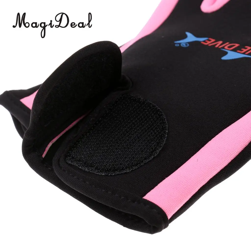 MagiDeal 1.5mm Neoprene Wetsuit Gloves Scuba Dive Snorkeling Equipment Anti-scratch Skid-proof Keep Warm Five Finger Gloves
