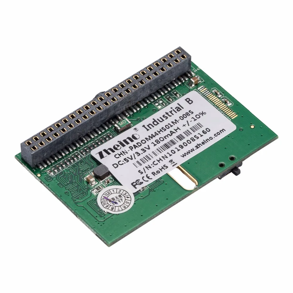 Zheino 44PIN IDE/PATA SSD DOM 8GB SLC 16GB 32GB 64GB MLC Horizontal+Socket Industrial Disk On Module Solid State Drives Zheino 44PIN IDE/PATA SSD DOM 8GB SLC 16GB 32GB 64GB MLC Horizontal+Socket Industrial Disk On Module Solid State Drives