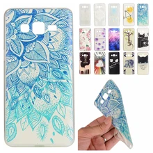 Dandelion Color Pattern Transparent Soft TPU Phone font b Case b font coque For Samsung Galaxy
