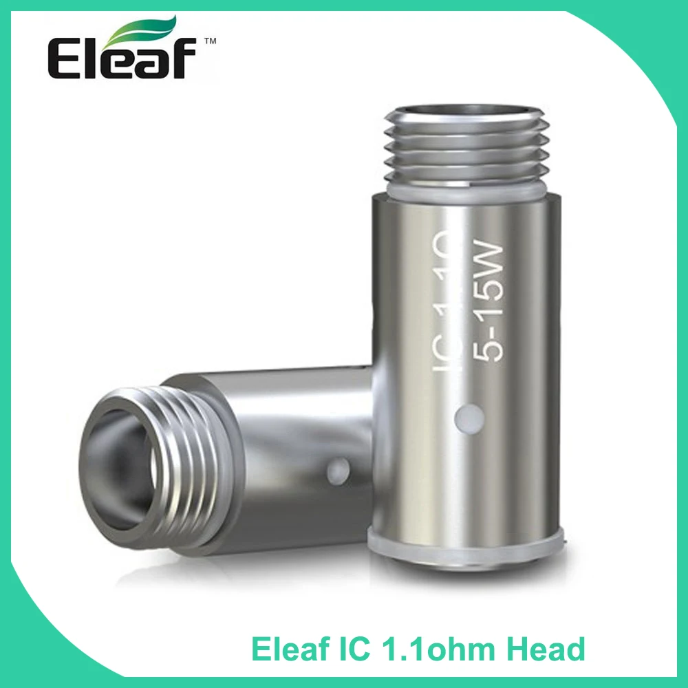 Original Eleaf IC 1.1ohm Head (5pcs/lot) Eleaf Coil 5W-15W replacement for vape suit for for iCare/iCare Mini E-cigarette