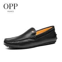 OPP 2017 Men’s Flats Casual Comfortable Driving Shoes Genuine Leather Loafers For Men Shoes moccasins Summer Mens Footwear