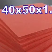 2 шт 12 мм толстый термопресс машина силиконовый коврик 50x40 см высокая термостойкость для теплопередачи сублимации