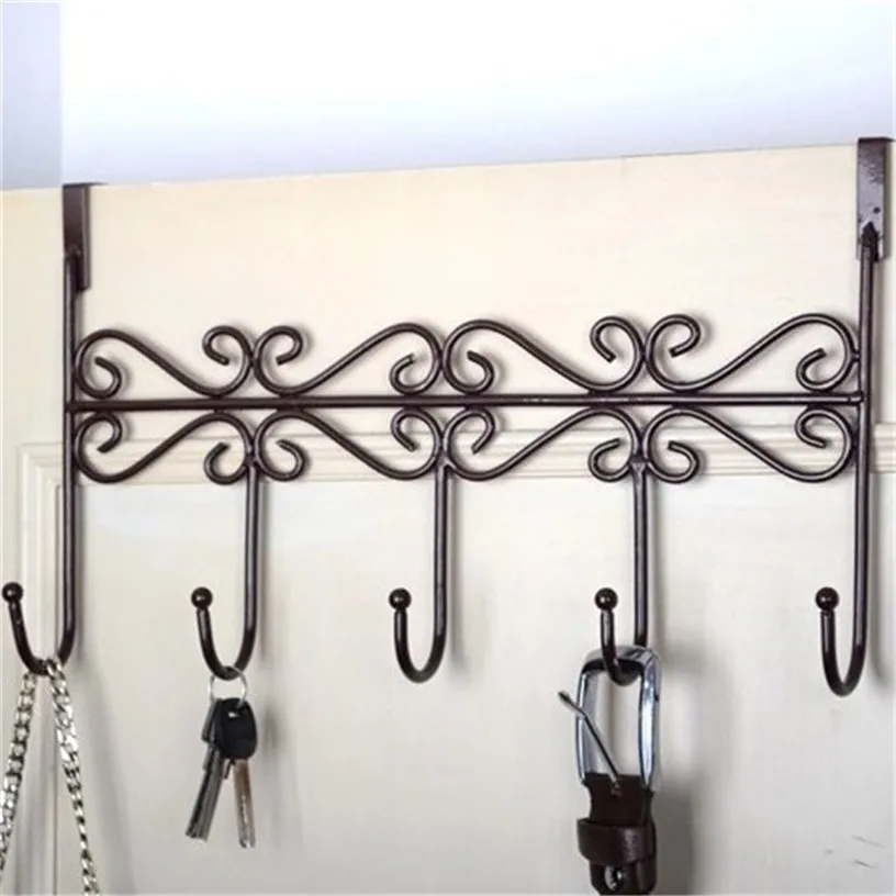 Carbon steel Bath Towel Hooks Door Hook Kitchen Clothes Hanger