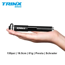 TRINX 130psi Карманный велосипедный насос мини портативный велосипедный насос Cyling воздушный насос для велосипедных шин насос высокого давления Schrader Presta