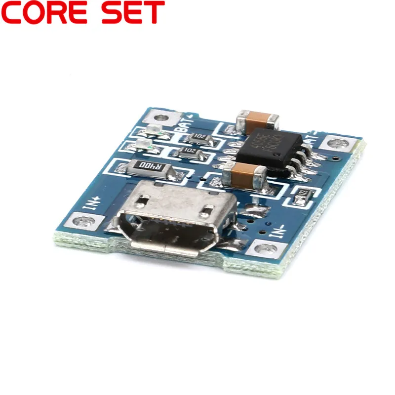 5 шт. зарядная плата TP4056 с Micro USB В 1A 18650|Детали инструментов| |